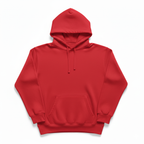 Stoic Grit Essential Plain Hoodie (Bold Red)