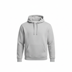 Stoic Grit Essential Plain Hoodie (Heather Grey)