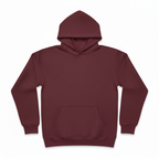Stoic Grit Essential Plain Hoodie (Burgundy)