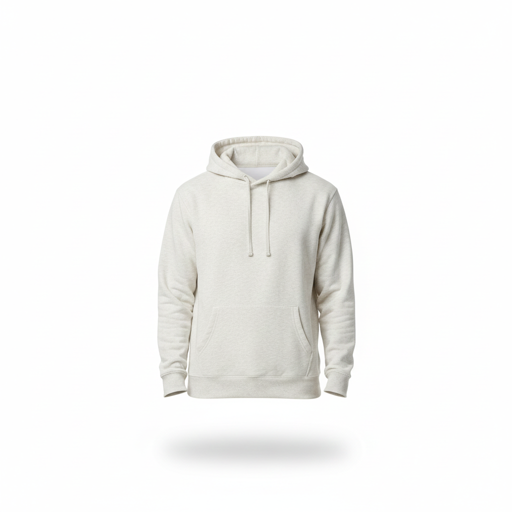 Stoic Grit Essential Plain Hoodie (Cream)