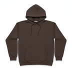 Stoic Grit Essential Plain Hoodie (Chocolate Brown)