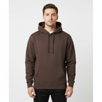 Stoic Grit Essential Plain Hoodie (Chocolate Brown)