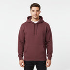 Stoic Grit Essential Plain Hoodie (Burgundy)