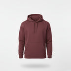 Stoic Grit Essential Plain Hoodie (Burgundy)