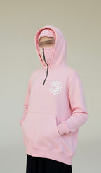 Haya (Modesty) Balaclava Hoodie (Baby Pink)
